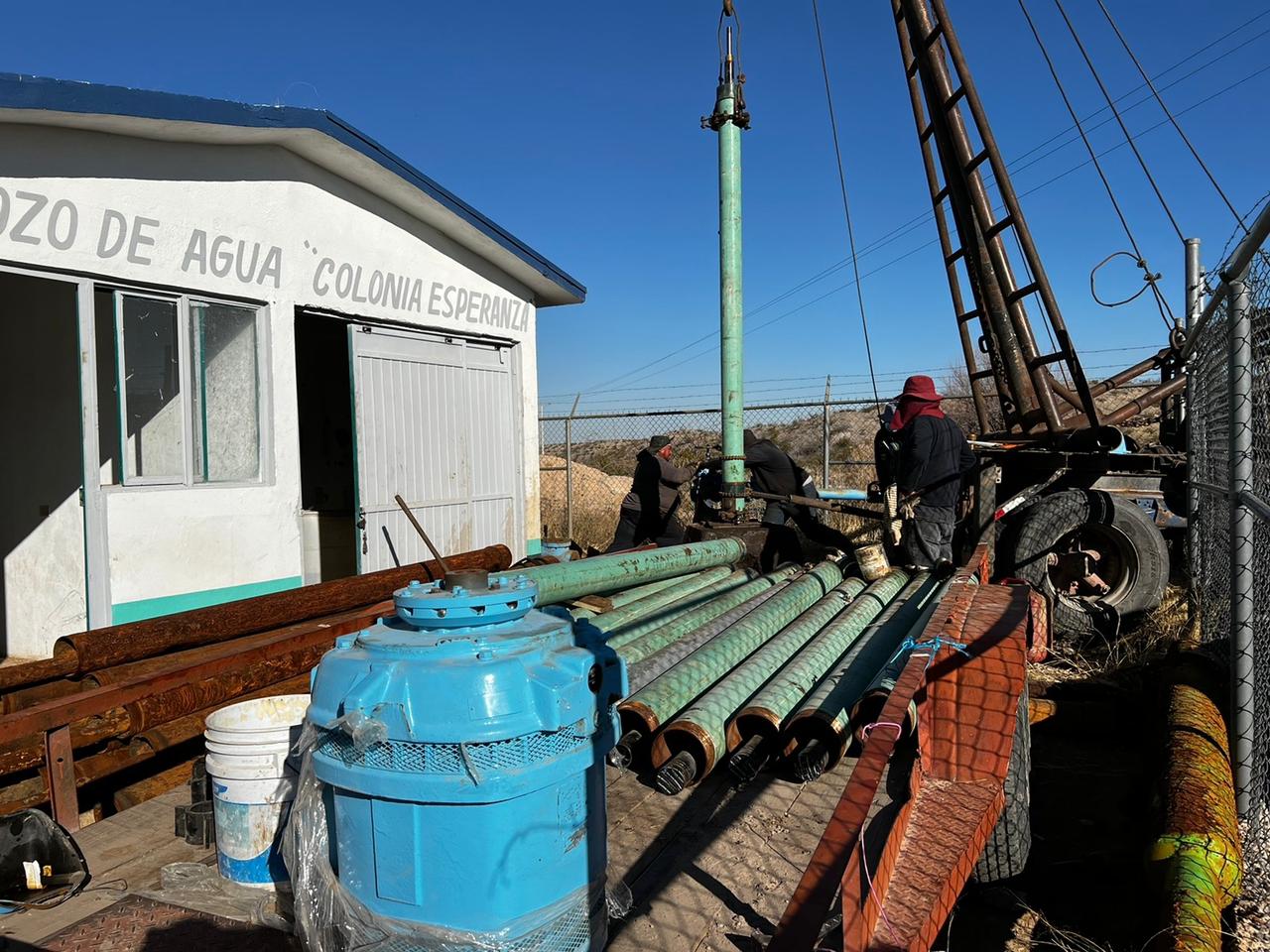 Rehabilita JCAS fuente de abastecimiento de agua potable en Práxedis G